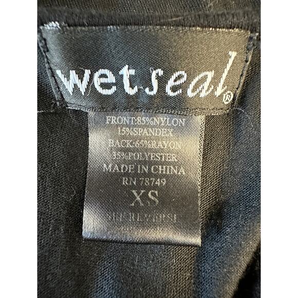 Wet Seal Sequin Zebra Racerback Tank Top XS Y2K Party Club - Picture 9 of 9